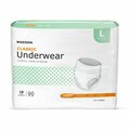 Mckesson Classic Light Absorbent Underwear, Large, 18PK UWELG